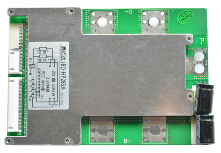 BMS плата управления аккумулятором LiFePO4 24V (29,2V) 60A 8S, симметричная 15010215