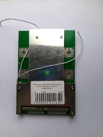 BMS плата управления аккумулятором LiFePO4 24V (29,2V) 100A 8S, симметричная 15010215 фото