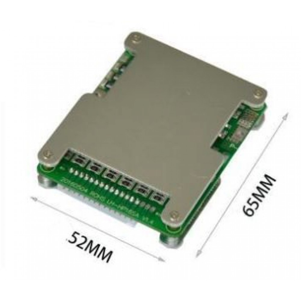 BMS плата управления аккумулятором LiFePO4 24V (29,2V) 25A 8S, не симметричная фото