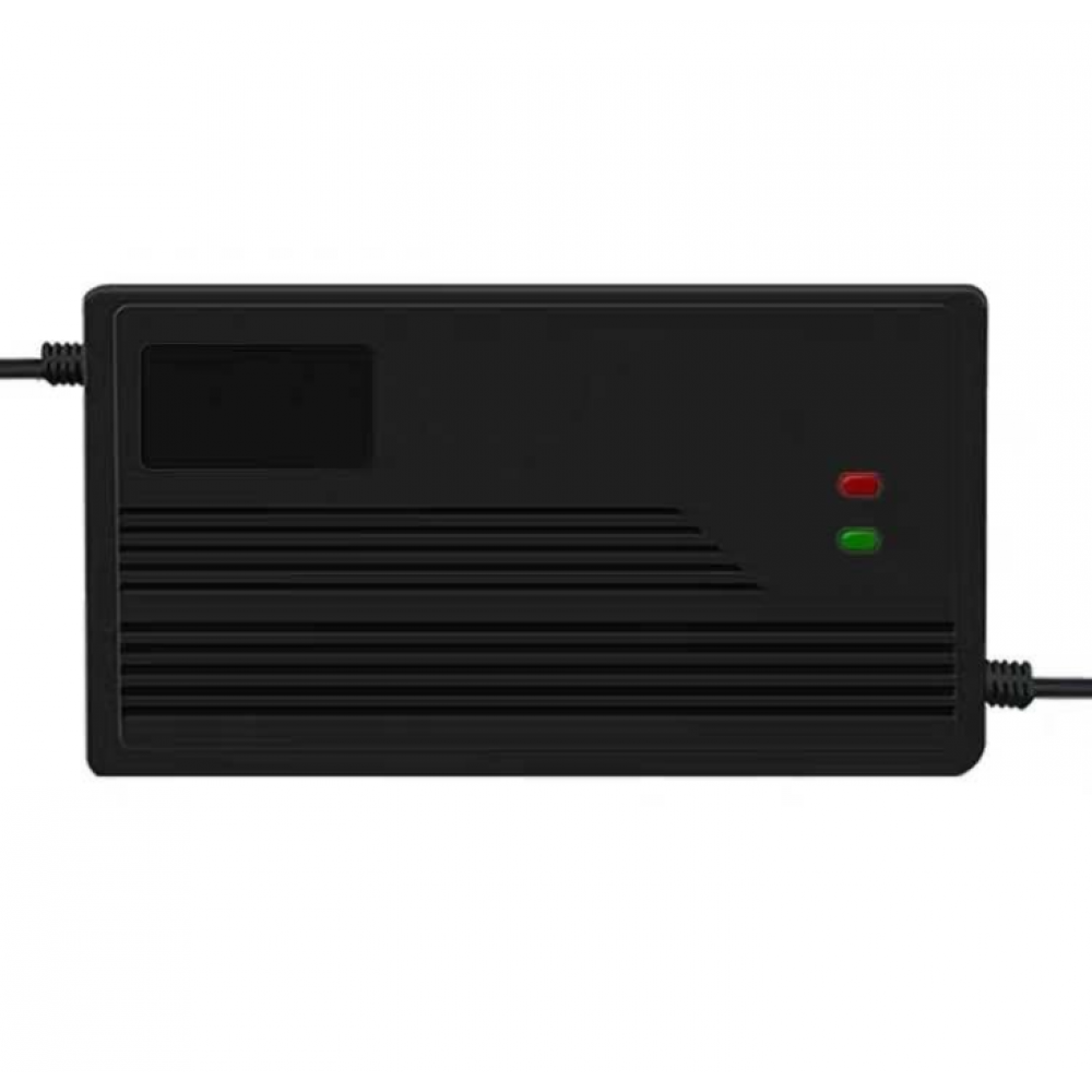 Зарядное устройство для LiFePO4 аккумулятора 72 Вольта 10 Ампер, 24s, 87,6 Вольт пластиковый корпус фото