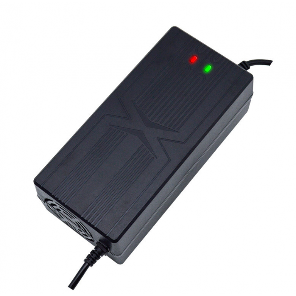 Зарядное устройство для LiFePO4 аккумулятора 72 Вольта 5 Aмпер, 24s, 87,6 Вольта пластиковый корпус фото