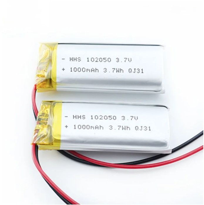 Li-pol аккумулятор 3,7V, 1000 mAh, 102050 фото