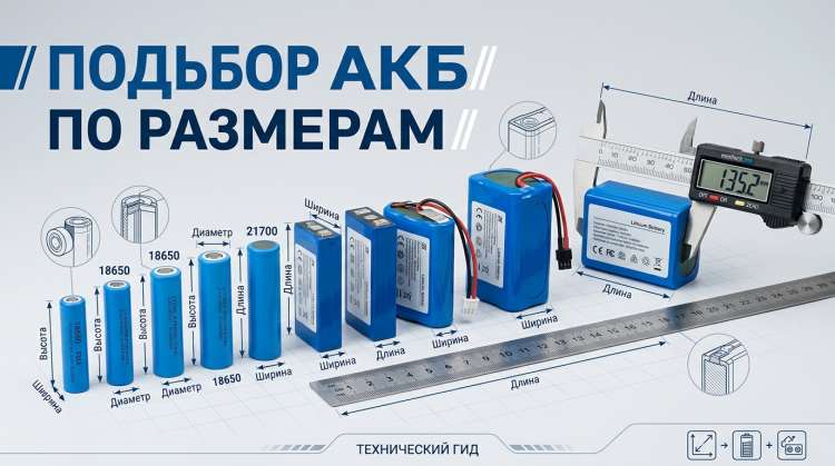 Как подобрать аккумулятор по размерам — параметры и ошибки