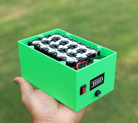 Самодельный аккумуляторный пакет из 18650 батарей 