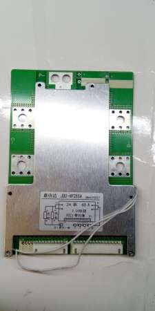 BMS плата управления аккумулятором LiFePO4 72V (87,6V) 60A 24S, симметричная фото