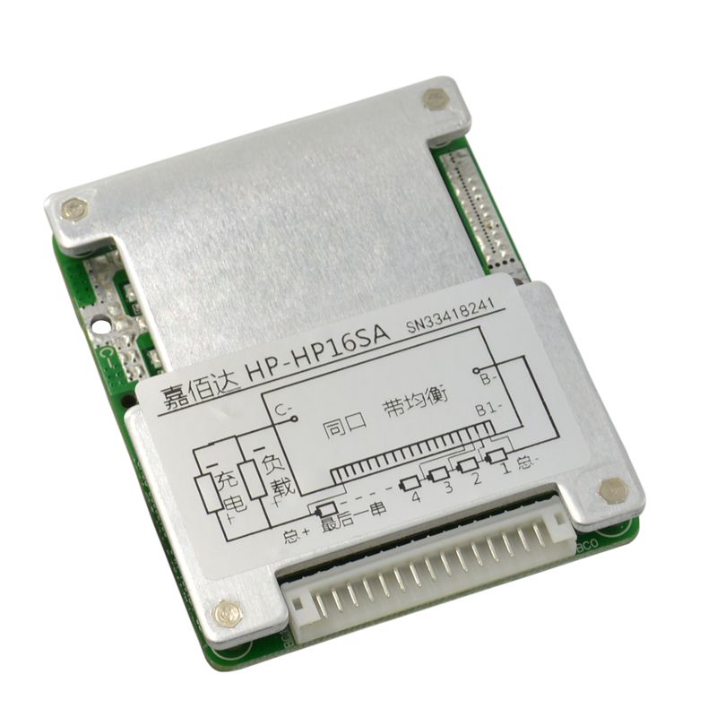 BMS плата управления аккумулятором LiFePO4 36V (43,8V) 30A 12S, симметричная фото
