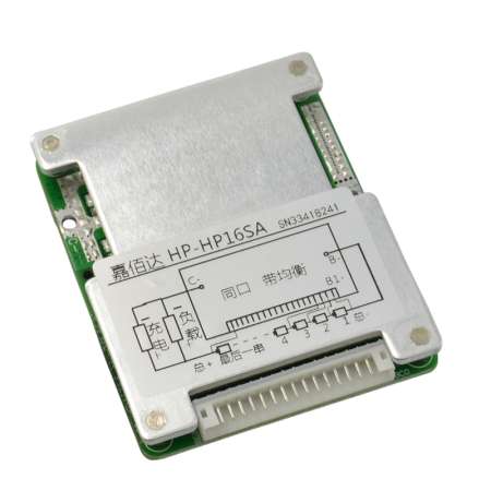 BMS плата управления аккумулятором LiFePO4 36V (43,8V) 30A 12S, симметричная