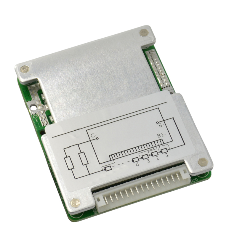 BMS плата управления аккумулятором LiFePO4 48V (58,4V) 30A 16S, симметричная 938710 фото