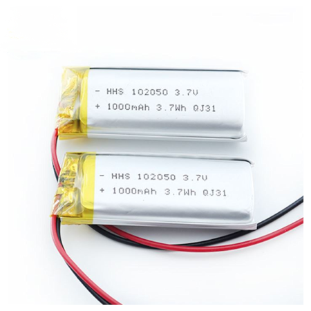 Li-pol аккумулятор 3,7V, 1000 mAh, 102050