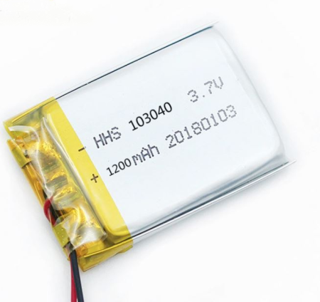 Li-pol аккумулятор 3,7V, 1200 mAh, 103040