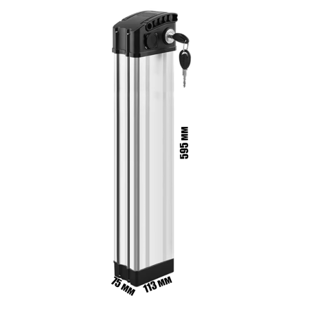 Корпус для аккумулятора Лифт (SilverFish), серебристый, 595 мм