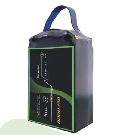 Аккумулятор 12S1P 44,4 Вольт 16 А*ч Li-ion 16000mah, Semi-solid, мод. Def 10С