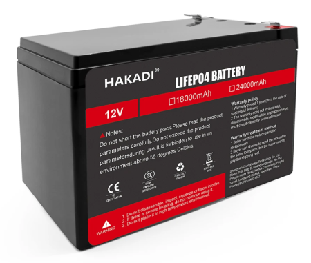 Тяговый аккумулятор LiFePO4 12 Вольт 18 Ампер*час